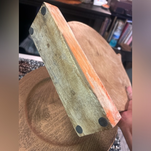 Wooden 13” oak? rustic pumpkin decor farmhouse - Picture 5 of 7